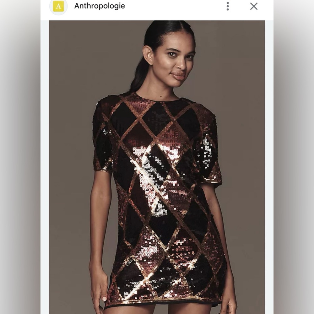 Endless Rose Sequin Diamond Mini Dress - Black, Pink, Gold Cocktail Party
